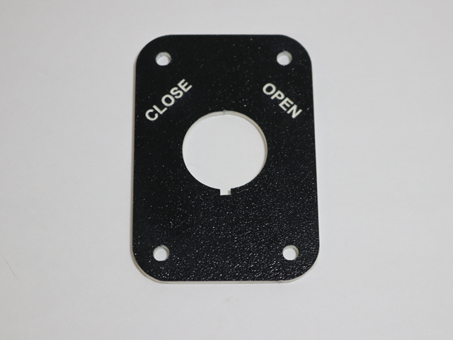 30715 Switch Plate, Ext Door Kubota