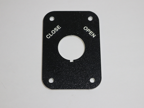 0029057.1 Switch Plate, Ext Door Kubota