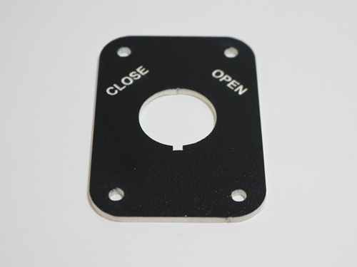 0029057.1 Switch Plate, Ext Door Kubota