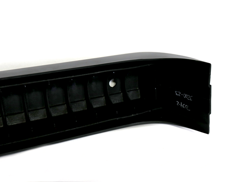 0029616.1 Rear Bumper Module, 46.125 INCH Black, W/ Sensor