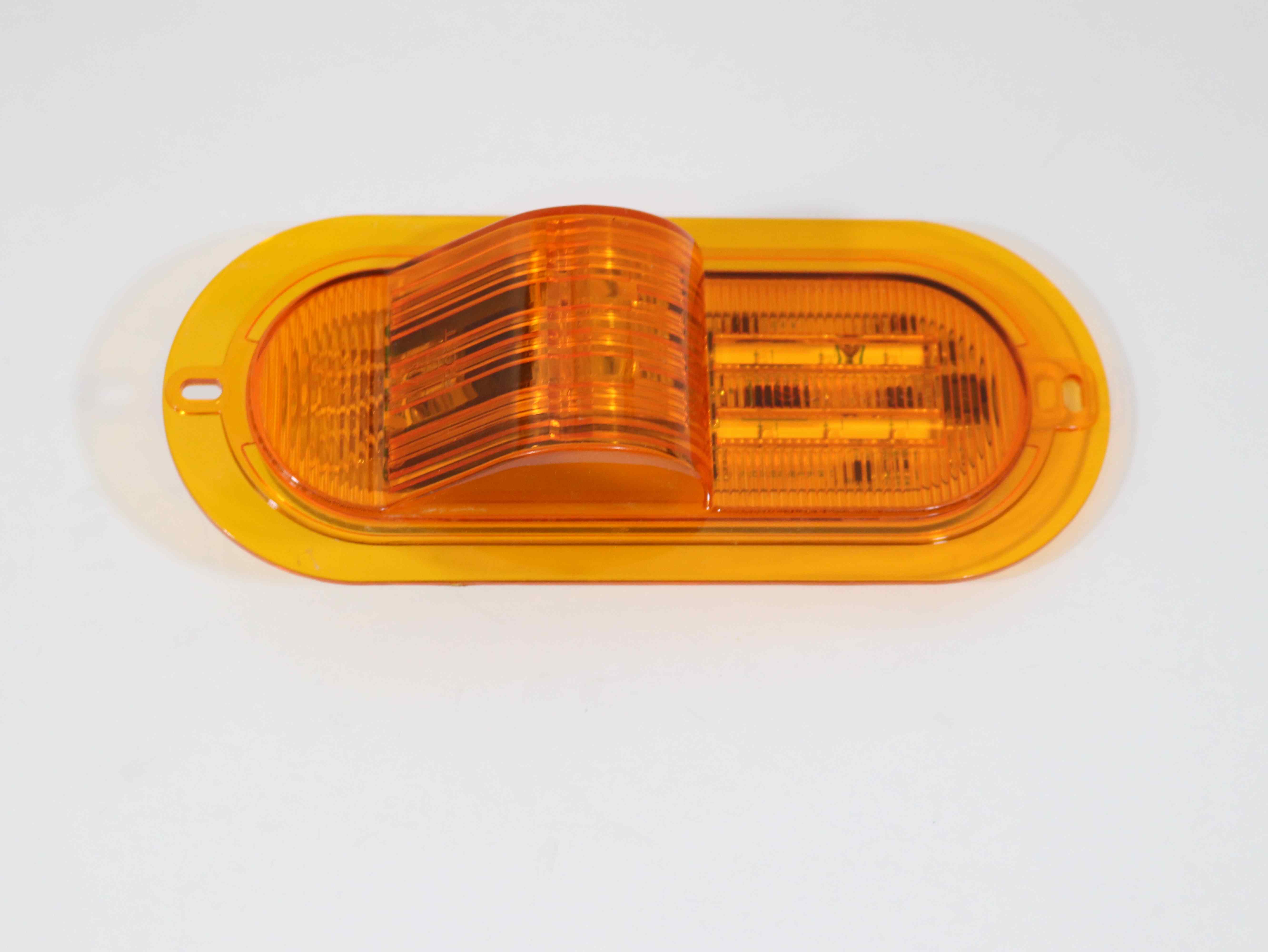 0030445 6 IN MID SHIP AMBER LED / WITH BUMP / FLAT SEAL