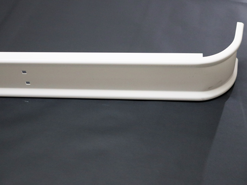 0038454 REAR BUMPER, WHITE AV WRAP