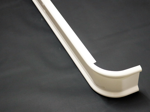 0038454 REAR BUMPER, WHITE AV WRAP