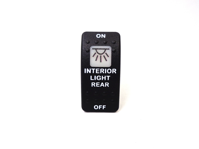 08-011-034 Switch, Rear Interior Light, Black Cap, On/Off