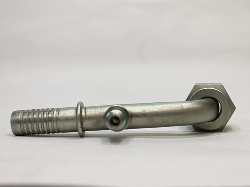08830513C 90 deg 12 FO x 12 Hose fitting with M12 switchport, AN1324