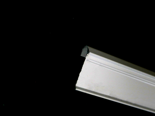 100970 Moulding, J-Rail - Polar White, 16 FEET