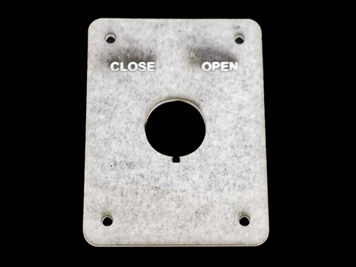 102122 FACE PLATE, KUBOTA