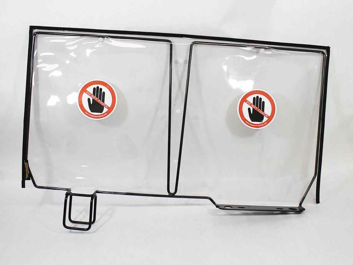 103033 Freedman Passenger Sneeze Guard, Double, Streetside Aisle