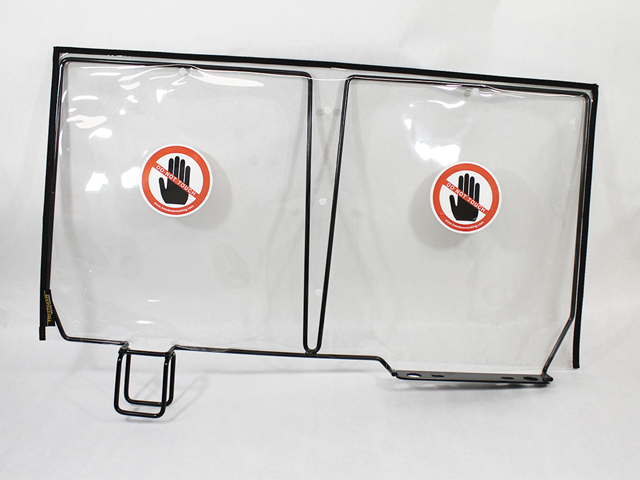 103033 Freedman Passenger Sneeze Guard, Double, Streetside Aisle