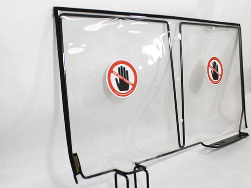 103033 Freedman Passenger Sneeze Guard, Double, Streetside Aisle