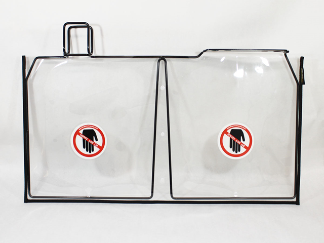 103038 Freedman Passenger Sneeze Guard, Double, Curbside Aisle