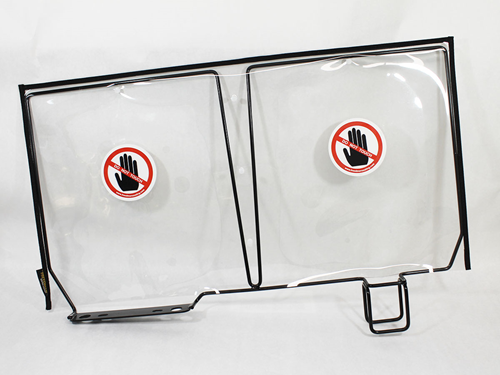 103038 Freedman Passenger Sneeze Guard, Double, Curbside Aisle