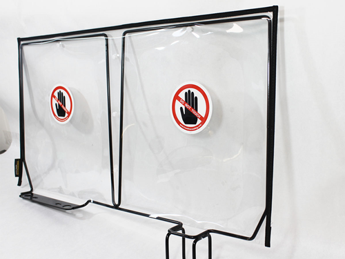 103038 Freedman Passenger Sneeze Guard, Double, Curbside Aisle