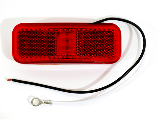 109728 Light, Red Led Surface Mount Marker/Clearance W/Reflex 1.5X4