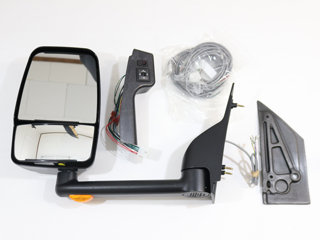110987 Mirror Kit, 2020Ss, Dlx Lgt H/R, Black, Gm, Set