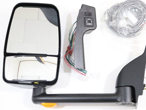 110987 Mirror Kit, 2020Ss, Dlx Lgt H/R, Black, Gm, Set