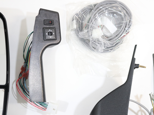 110987 Mirror Kit, 2020Ss, Dlx Lgt H/R, Black, Gm, Set