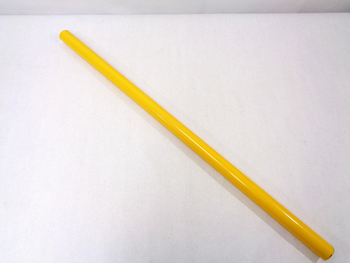 112844Y Yellow Stanchion Pole (Per Ft)