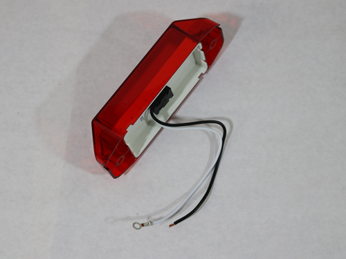 114266 LIGHT, 3RD BRAKE, 4 INCHx6 INCH, RED, W/REFLEX