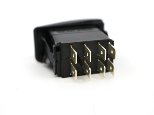 116560 SWITCH, CARLING, DPST, ON/OFF, 8 TERM (ORDER W/113904&116362