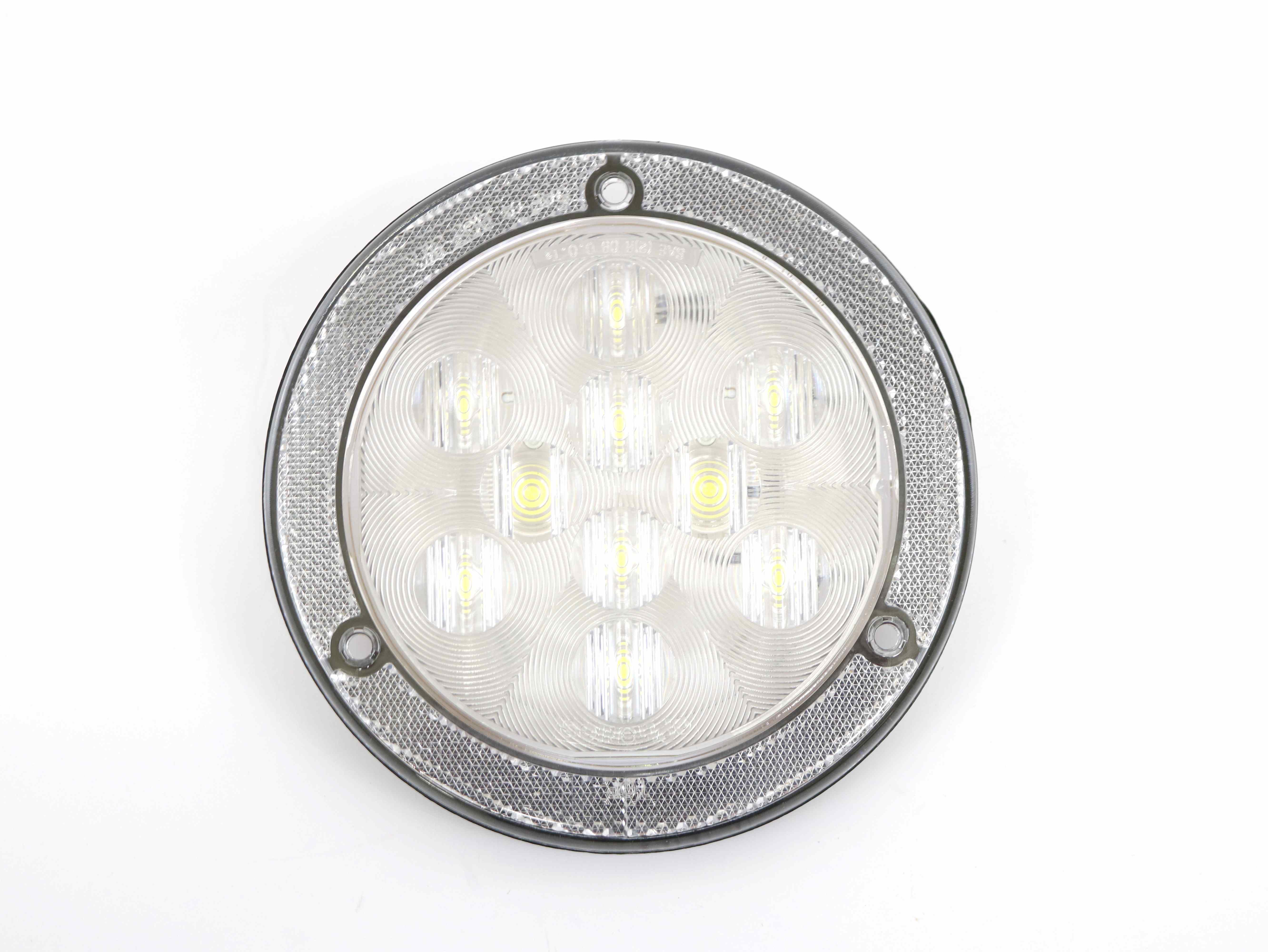 117417 LIGHT, 4 INCH LED CLEAR W/ REFLEX RING