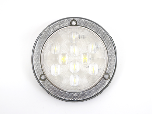 117417 LIGHT, 4 INCH LED CLEAR W/ REFLEX RING