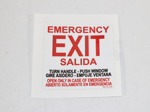 117557 DECAL, 2012 E-WINDOW, TES03001