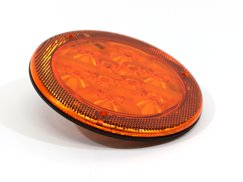 117573 LIGHT, 4 INCH LED AMBER W/ REFLEX RING