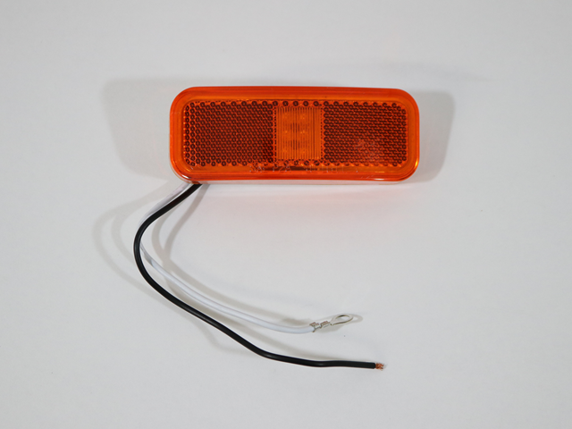 1201157 6-LED yellow marker/clearance light with reflex, 2-wire