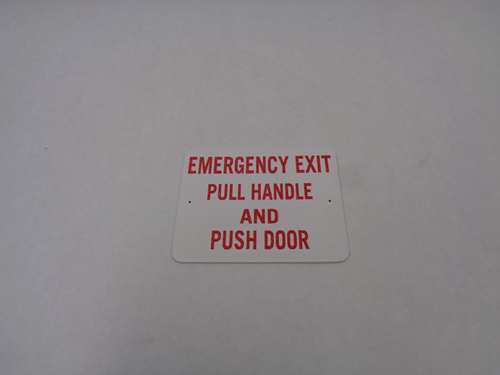 13-003-134 Pull Handle Push Door Out To Open-Abs Plate