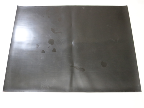 1325794 Curbside rear mudflap, Rubber, 1/8 x 36