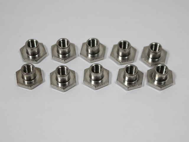 14485 TEE NUT 1/4-20 X 1/4L NECK SST  10 per bag