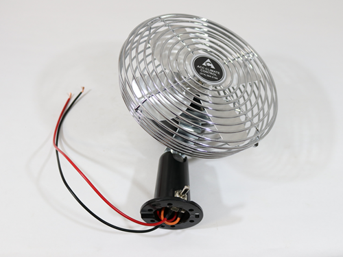 182899075 Dash Fan Black Base Chrome Guard With 2Sp Switch