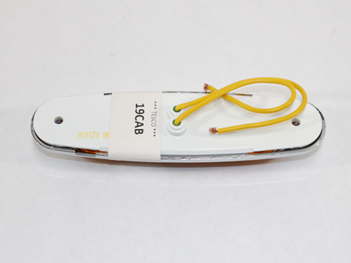 19CAB AMBER ROUNDED OVAL 4DIODE MARKER