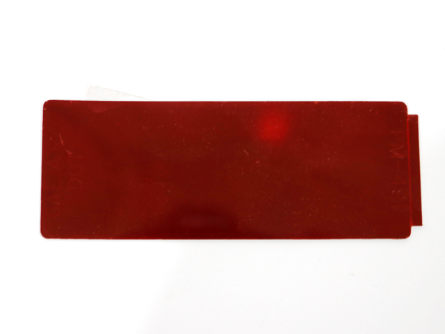 16354 Reflector, Red, Smooth 4.25X1.62