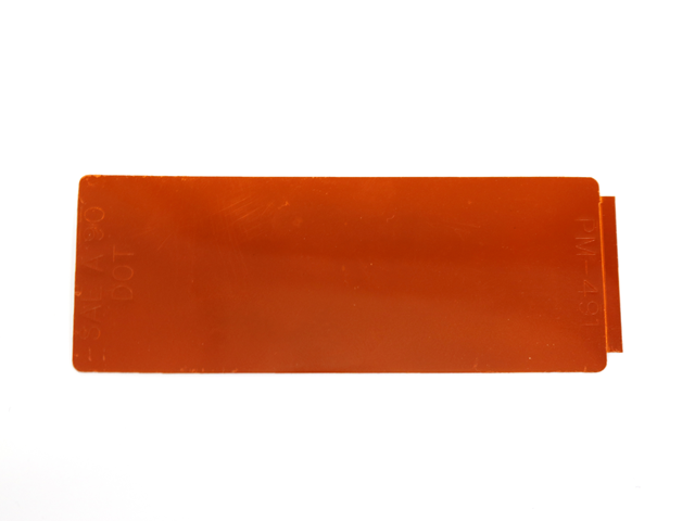 17035 Amber Reflector, 4.5 X 2