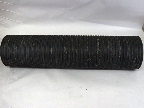 3103 21 FOOT ROLL OF RIBBED GRAY FLOORING 34 INCH WIDE