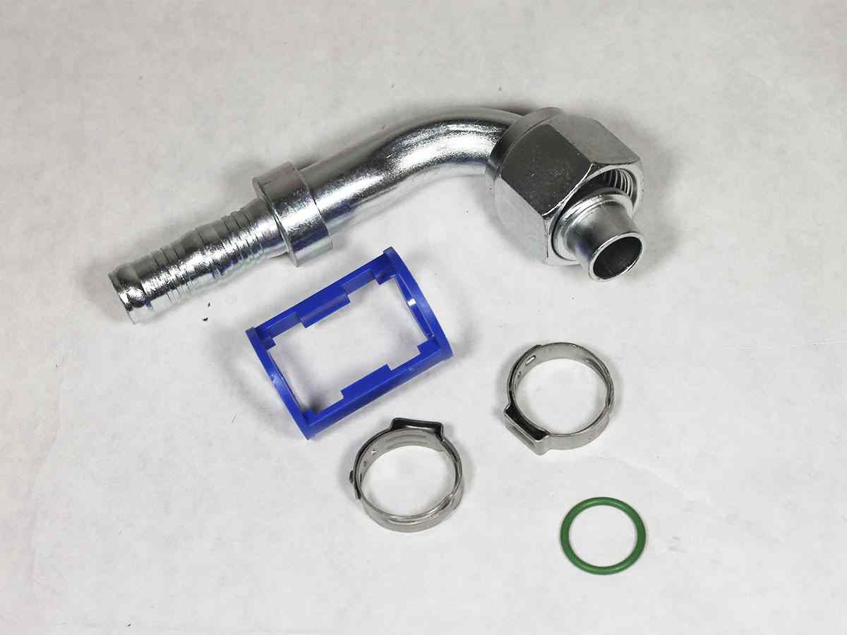313510 Fitting, 90 Deg, 5/8 Fo X #10 Hose, Burgalflex
