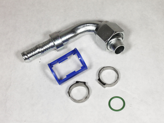 313510 Fitting, 90 Deg, 5/8 Fo X #10 Hose, Burgalflex