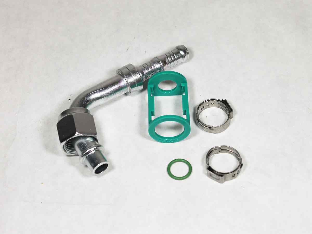 313511 FITTING, 90 DEG, 1/2 FO X #8 HOSE, BURGAFLEX