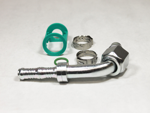 313511 FITTING, 90 DEG, 1/2 FO X #8 HOSE, BURGAFLEX