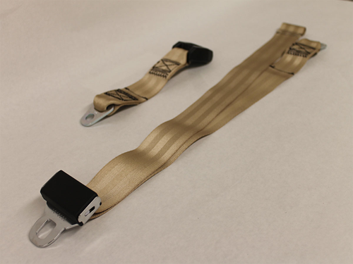 31E0075-3 Tan Seat Belt Assy