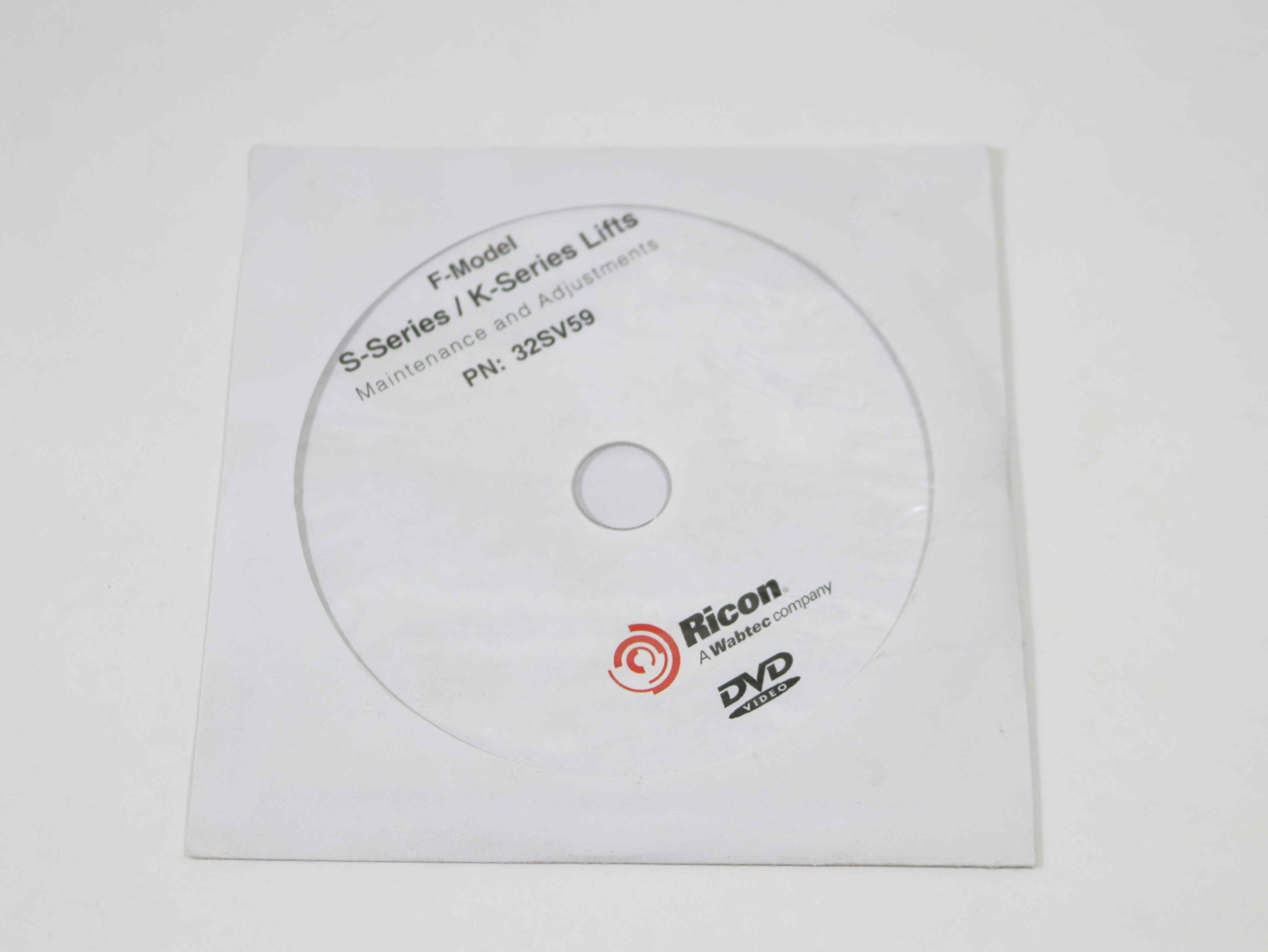 32SV59 INSTRUCTIONAL DVD