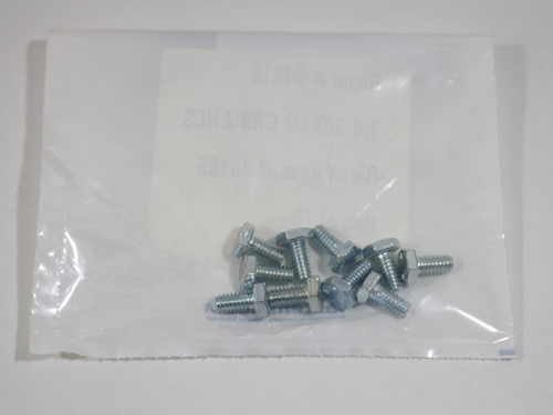 34518 Screw, Hex 1/4 INCH-20 X 1/2 INCH