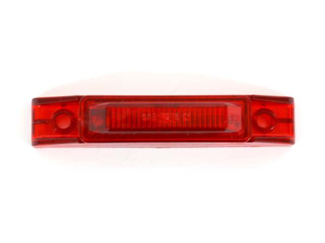 35001R Light, Red Rectangular, 1 Diode, Marker/Clearance Light 12V