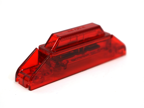 35001R Light, Red Rectangular, 1 Diode, Marker/Clearance Light 12V