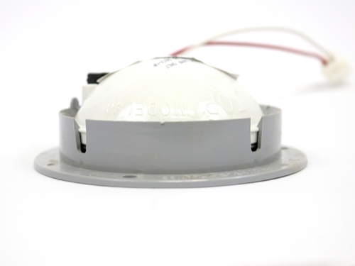 4029 4 INCH Clear Dome Light W/Gray Trim Ring Sell with #94992 Pigtail