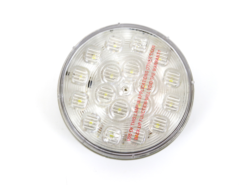 4181 CLEAR 4 INCH LED,  BACKUP/REVERSE