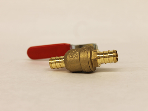 461663 1/2 INCH PEX BRASS BALL VALVE