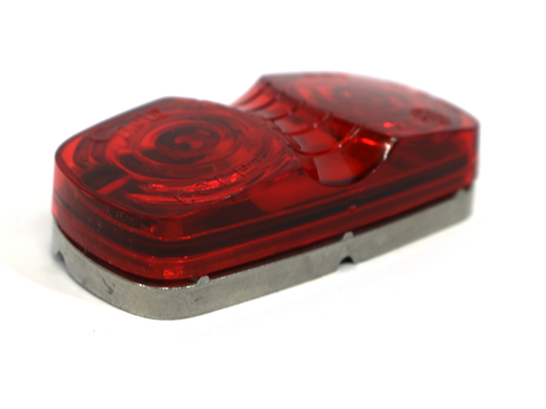 46782 RED 2 BULB RECT. CORNER/CLEARANCE/MARKER LAMP